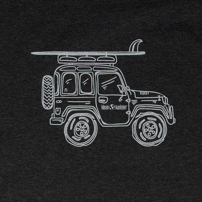 adventure-vehicle-t-shirt-f1 klean_shirt_jeep_front_closeup_lifestyle.jpg